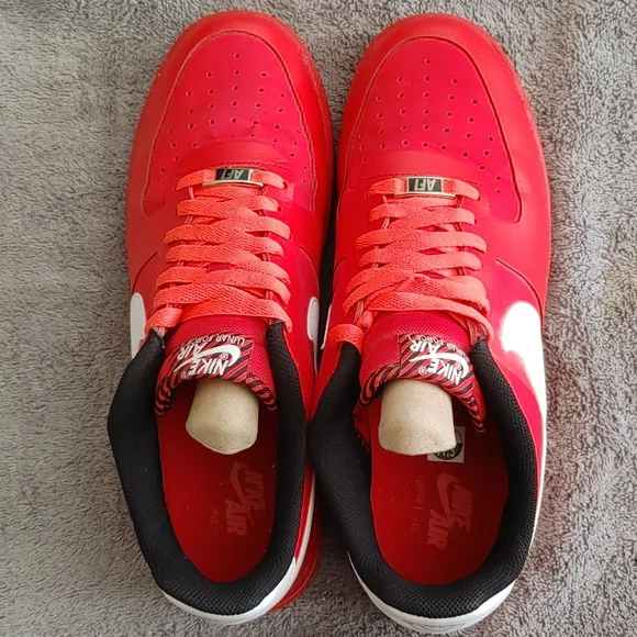 Nike Air Force 1 Lunar 'University Red' - Picture 6 of 7